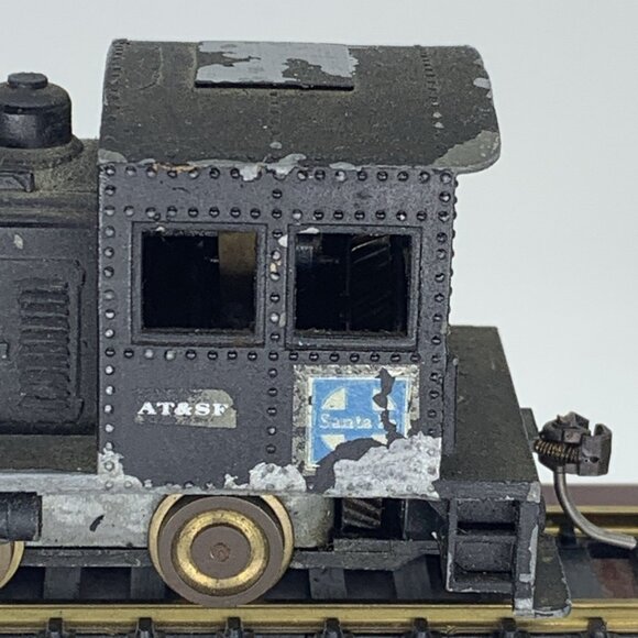 Penn Line Whitcomb D-1 HO 0-4-0 Diesel Switcher Brass Frame Zinc Body ATSF Vtg - Picture 2 of 15